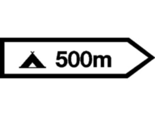 Sticker Custom Preview Image #111405 Road Signs Road Signs Direction Camp Site