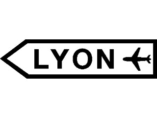 Sticker Custom Preview Image #111406 Road Signs Road Signs Direction Lyon Airfield