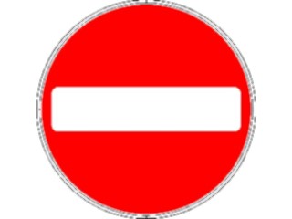 Sticker Custom Preview Image #111418 Road Signs Road Signs Do Not Enter09