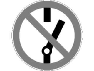 Sticker Custom Preview Image #111422 Road Signs Road Signs Do Not Use Gate