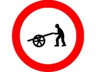 Sticker Custom Preview Image #111472 Road Signs Road Signs Handcart Crossing