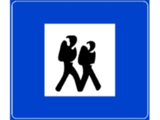 Sticker Custom Preview Image #111482 Road Signs Road Signs Hiking1
