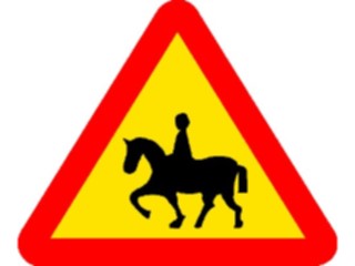 Sticker Custom Preview Image #111485 Road Signs Road Signs Horse Crossing2