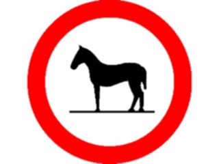 Sticker Custom Preview Image #111487 Road Signs Road Signs Horse Crossing4