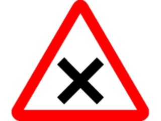 Sticker Custom Preview Image #111498 Road Signs Road Signs Intersection2