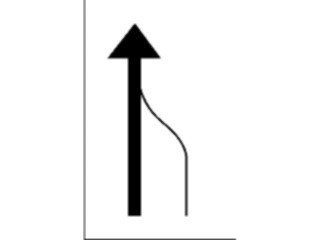 Sticker Custom Preview Image #111511 Road Signs Road Signs Lanes Merging1