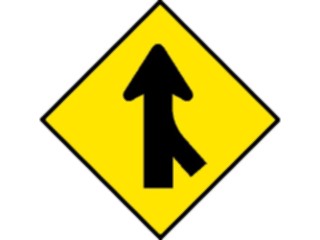 Sticker Custom Preview Image #111513 Road Signs Road Signs Lanes Merging3