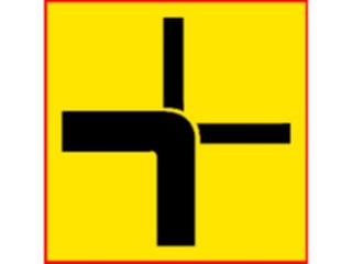 Sticker Custom Preview Image #111521 Road Signs Road Signs Left Turn1