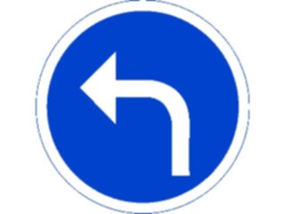 Sticker Custom Preview Image #111523 Road Signs Road Signs Left Turn3