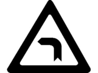 Sticker Custom Preview Image #111525 Road Signs Road Signs Left Turn5