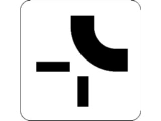 Sticker Custom Preview Image #111527 Road Signs Road Signs Left Turn7