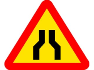 Sticker Custom Preview Image #111743 Road Signs Road Signs Road Narrows1