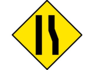 Sticker Custom Preview Image #111744 Road Signs Road Signs Road Narrows2