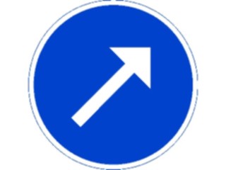 Sticker Custom Preview Image #111784 Road Signs Road Signs Soft Right