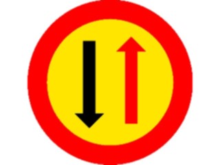 Sticker Custom Preview Image #111891 Road Signs Road Signs Two Way Traffic05