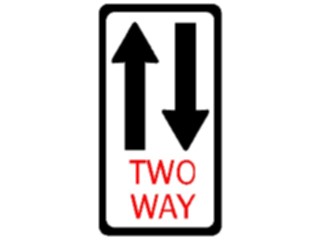 Sticker Custom Preview Image #111894 Road Signs Road Signs Two Way Traffic08