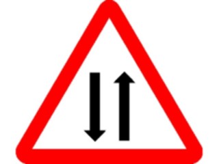 Sticker Custom Preview Image #111899 Road Signs Road Signs Two Way Traffic13