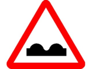 Sticker Custom Preview Image #111901 Road Signs Road Signs Uneven Road