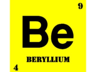 Sticker Custom Preview Image #111987 Science Chemical Elements Beryllium