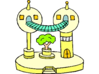 Sticker Custom Preview Image #112087 Science Fiction Alien Building06