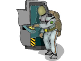 Sticker Custom Preview Image #112401 Science Fiction Entering Airlock