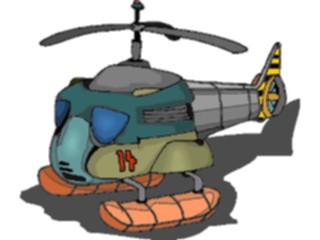 Sticker Custom Preview Image #112469 Science Fiction Helicopter