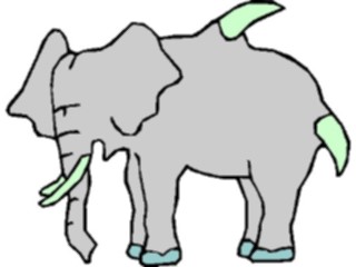 Sticker Custom Preview Image #112485 Science Fiction Horned Elephant