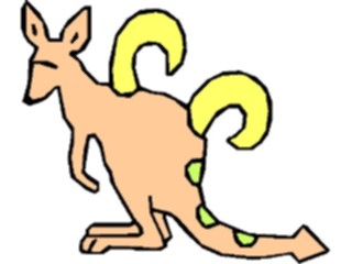 Sticker Custom Preview Image #112487 Science Fiction Horned Kangaroo