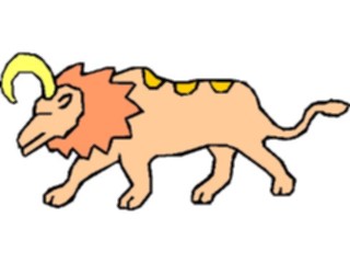 Sticker Custom Preview Image #112488 Science Fiction Horned Lion