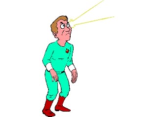 Sticker Custom Preview Image #112522 Science Fiction Man Laser Eyes
