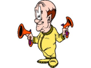Sticker Custom Preview Image #112528 Science Fiction Manwith Ray Guns