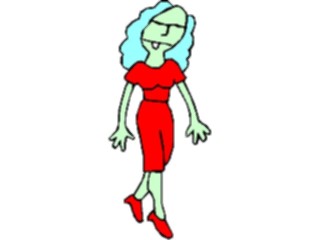 Sticker Custom Preview Image #112764 Science Fiction Mutant Female28