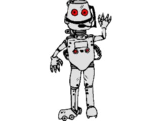 Sticker Custom Preview Image #113048 Science Fiction Robot001
