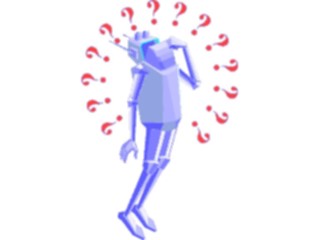 Sticker Custom Preview Image #113184 Science Fiction Robot Confused