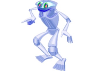 Sticker Custom Preview Image #113189 Science Fiction Robot Dancing3