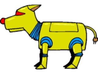 Sticker Custom Preview Image #113193 Science Fiction Robot Dog1