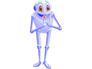 Sticker Custom Preview Image #113205 Science Fiction Robot Happy2