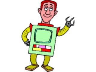 Sticker Custom Preview Image #113213 Science Fiction Robot Man