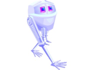 Sticker Custom Preview Image #113243 Science Fiction Robot Walking4