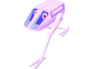 Sticker Custom Preview Image #113244 Science Fiction Robot Walking5