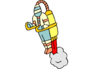 Sticker Custom Preview Image #113255 Science Fiction Rocketman