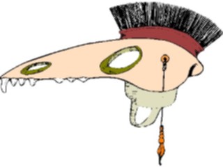 Sticker Custom Preview Image #113265 Science Fiction Skull Creature