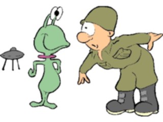 Sticker Custom Preview Image #113270 Science Fiction Soldier Alien1