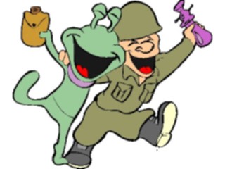 Sticker Custom Preview Image #113271 Science Fiction Soldier Alien2