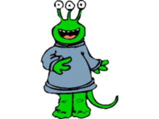 Sticker Custom Preview Image #113275 Science Fiction Space Alien001