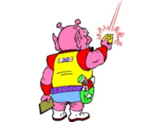 Sticker Custom Preview Image #113280 Science Fiction Space Alien006