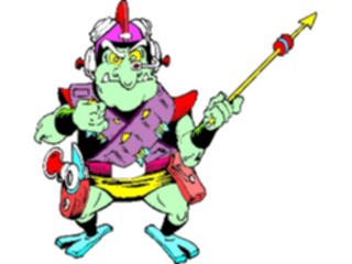 Sticker Custom Preview Image #113282 Science Fiction Space Alien008
