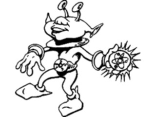 Sticker Custom Preview Image #113306 Science Fiction Space Alien032
