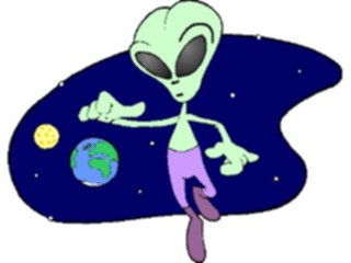Sticker Custom Preview Image #113308 Science Fiction Space Alien034