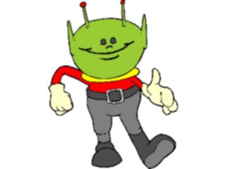 Sticker Custom Preview Image #113311 Science Fiction Space Alien037